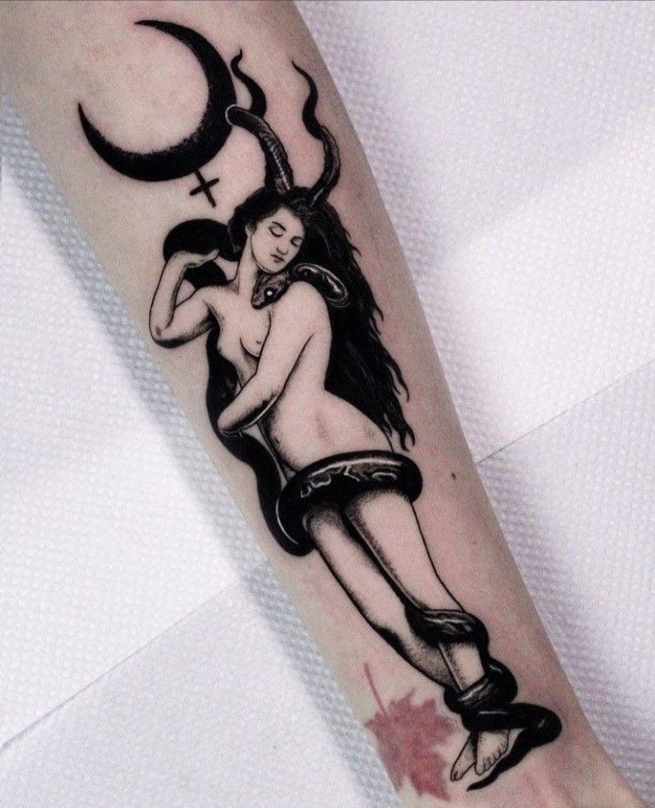 Explore 26 Lilith Tattoo Ideas for : Dark Aesthetic, Black Moon Symbols, Realistic & Blackwork Designs
