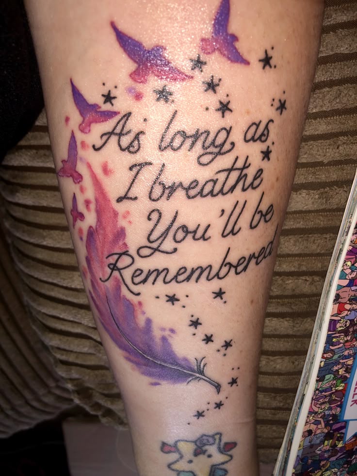 27 Unique Memorial Tattoo Quotes for Mom, Dad, Son, Dog, Friend & More