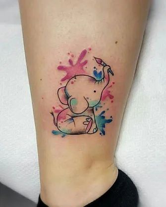 22 Elephant Leg Tattoos Ideas
