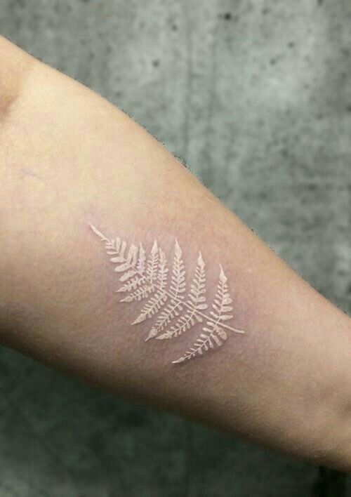 27 White Tattoo Ideas for Women and Men Aesthetic Designs on Dark Skin and More