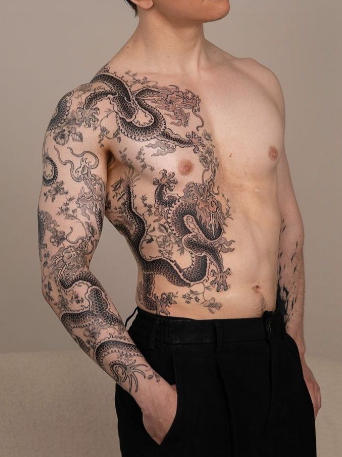 30 Chest Tattoo Ideas for Men in : Bold, Meaningful & Stylish Designs