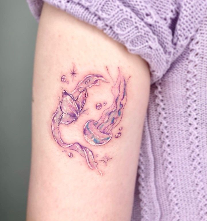 30 Jellyfish Tattoo Designs with Meaning and Style Flowing