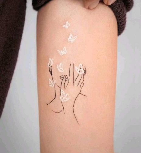15 White Butterfly Tattoo Ideas for : Embracing Elegance and Meaning