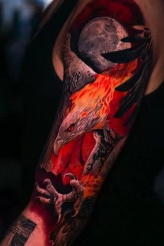 20 Rising Phoenix Tattoo Ideas