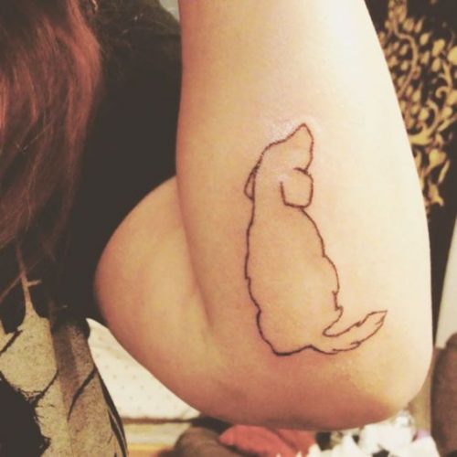 15 Simple Dog Tattoo Ideas