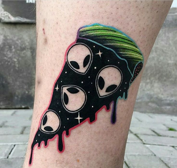 28 Alien Tattoo Ideas : From Xenomorph Stencil Designs to Trippy Flash, Cute Tattoos