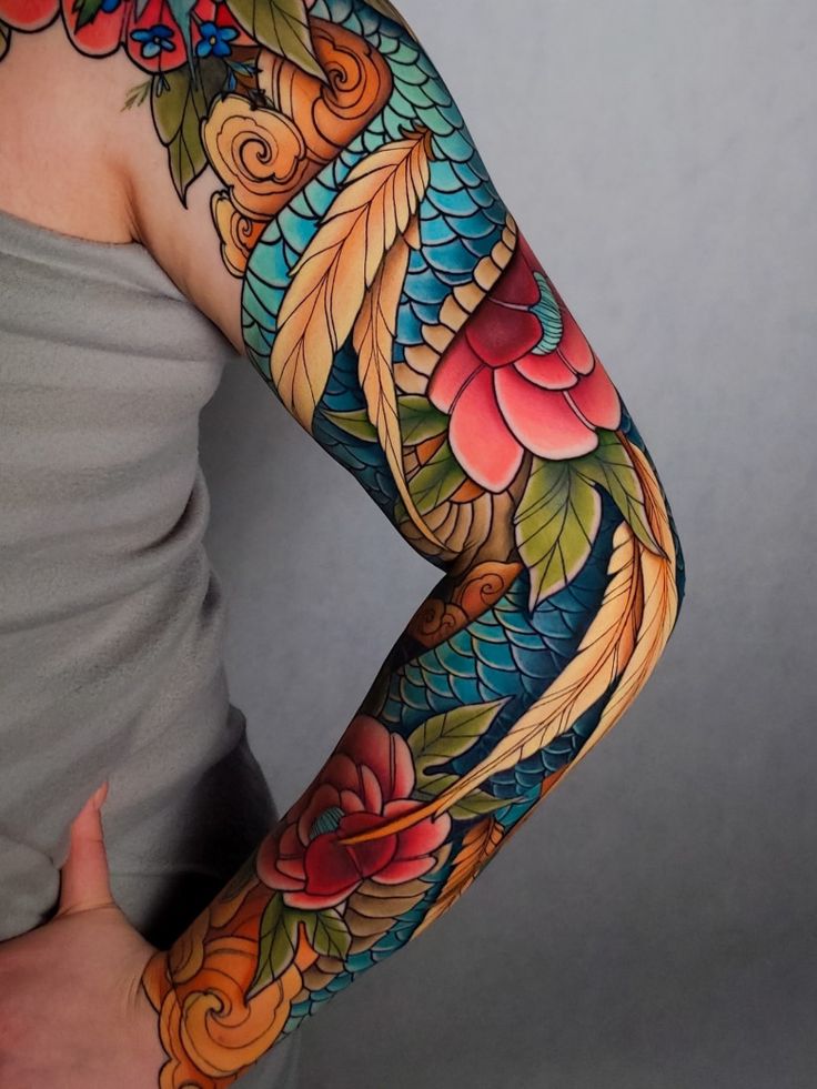 25 Neo Traditional Tattoo Ideas for : Bold Sleeve Art, Black and Grey Designs