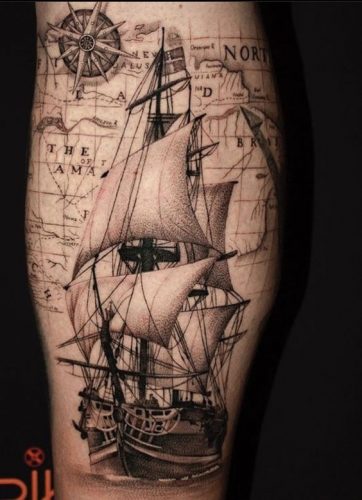 Explore 17 Captivating Viking Ship Tattoo Ideas for : Embrace Norse Heritage &#038; Artistry