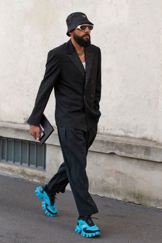 20 Men’s Sneakers with Suits Ideas for