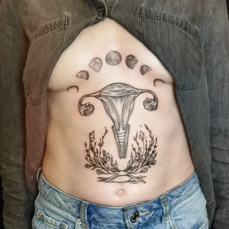 29 Womb Tattoo Ideas for : Floral, Anime, Goth, Succubus, and Symbolic Designs