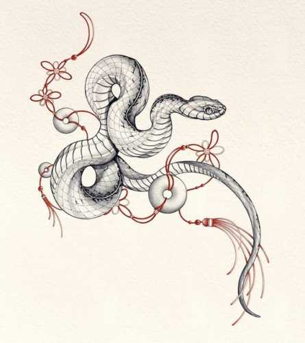 15 Captivating Snake Tattoo Sketch Ideas