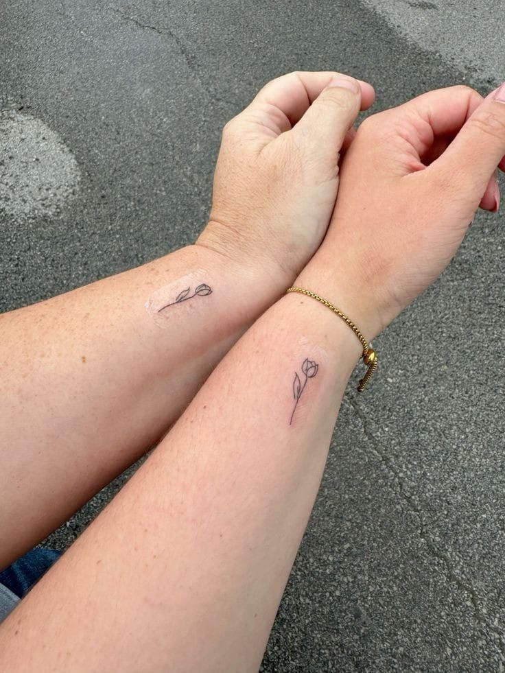 25 Small Mother-Daughter Tattoo Ideas for : Meaningful and Matching Designs
