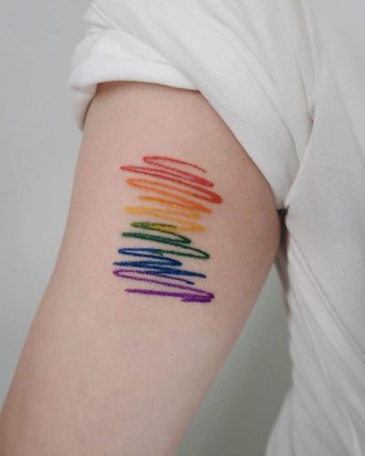 17 Expressive Pride Tattoo Ideas : Celebrating Identity with Rainbow-Inspired Ink