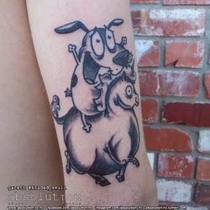 18 Courage the Cowardly Dog Tattoo Ideas