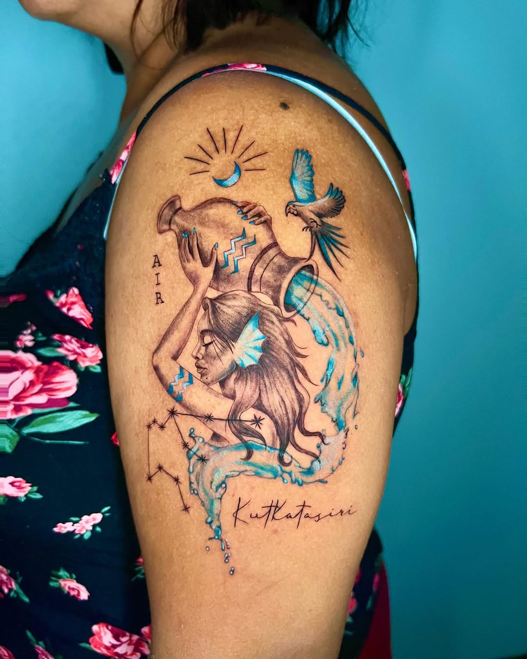 27 Aquarius Tattoo Ideas Unique For Men And Women | Constellation, Fineline, And Zodiac Designs