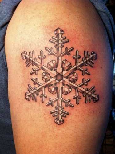 25 Snowflake Tattoo Ideas