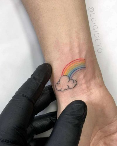 Embrace Hope and Healing with 17 Inspiring Rainbow Baby Tattoo Ideas for Moms and Dads in