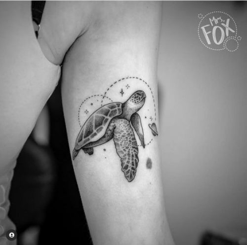 21 Sea Turtle Tattoo Design