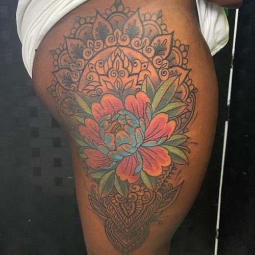 25 Colorful Tattoo Ideas for Dark Skin Tones