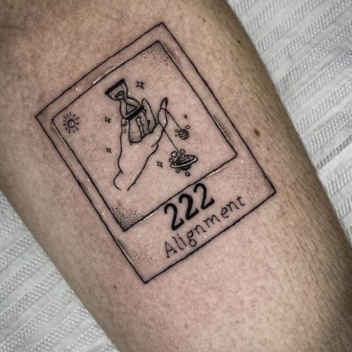 Celestial Sequences: 19 Angel Number Tattoo Ideas for