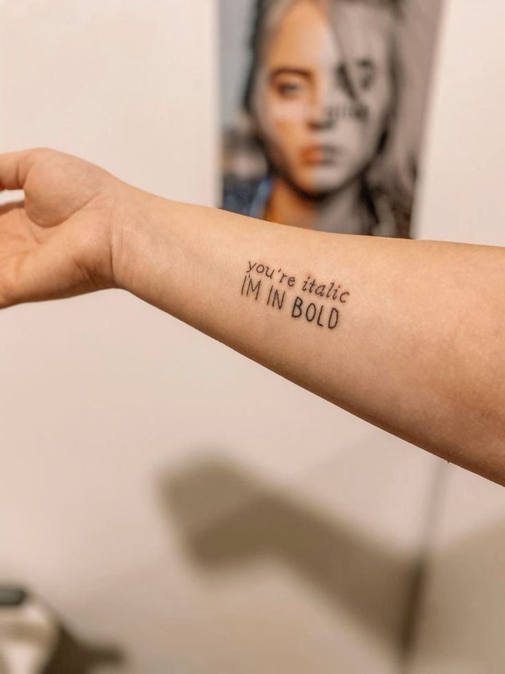 30 Billie Eilish Tattoo Ideas : Portraits, Song Lyrics & More Unique Fan-Inspired Ink