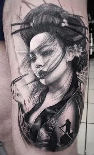 20 Traditional Blackwork Tattoo Designs