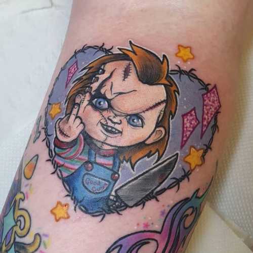19 Chucky Tattoo Ideas: Embrace Fear with Playful Horror Ink