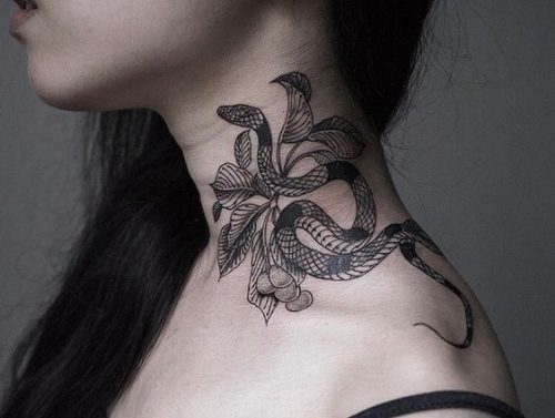 21 Snake Tattoo Neck Ideas for a Unique Touch