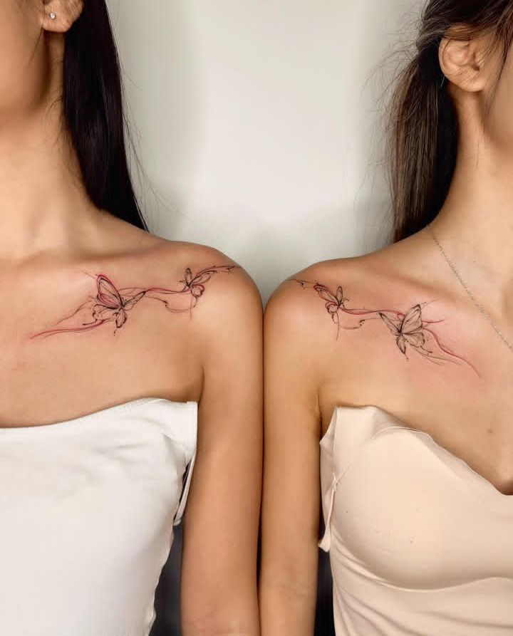 25 Sister Tattoo Designs for 2, 3 or 4 Sisters  Unique Meaningful Fine Line &#038; Minimalist Designs