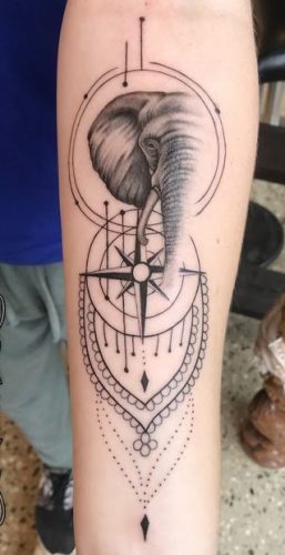 27 Small Elephant Tattoo Ideas