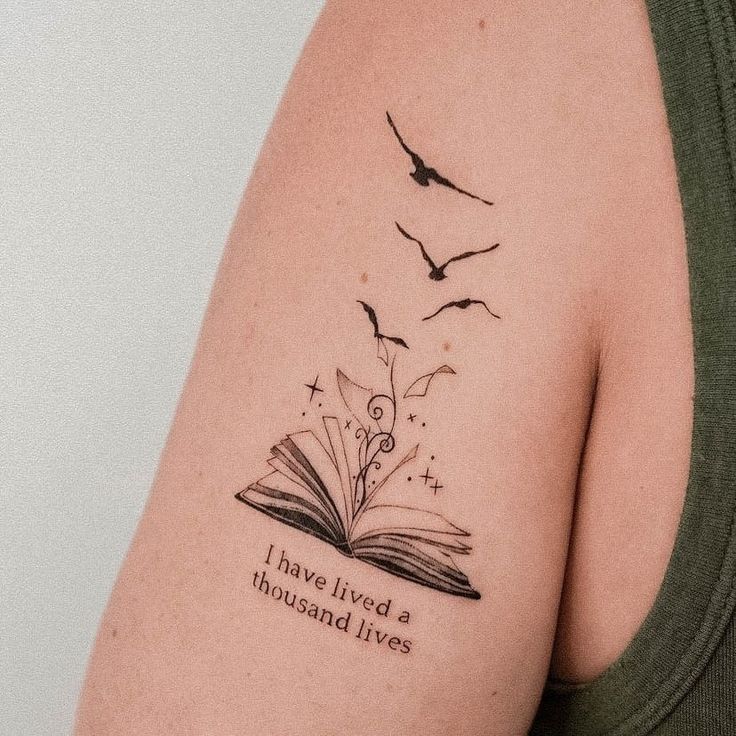 30 Book Tattoo Ideas: From Tiny Linework to Fantasy-Fueled Sleeves