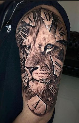 Immerse in Depth: 22 3D Lion Tattoo Ideas