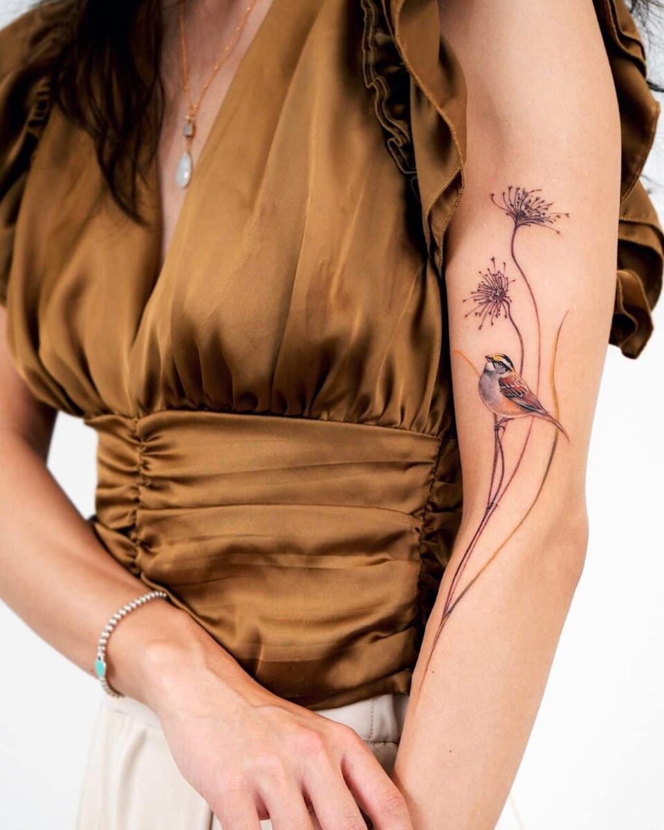 29 Sparrow Tattoo Ideas : Traditional, Men Arm and Hand Designs, Meaningful Bird Tattoos