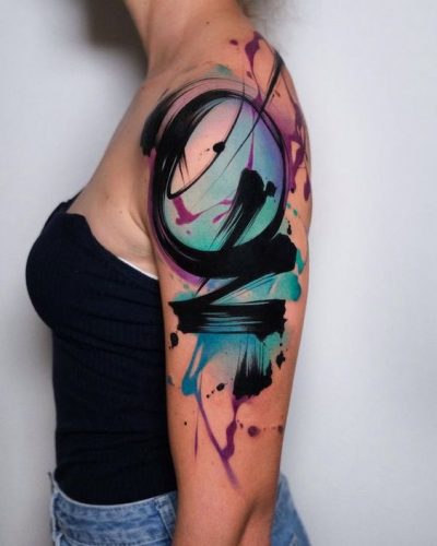 Explore 20 Striking Abstract Line Tattoo Designs for  &#8211; Get Inspired Today!