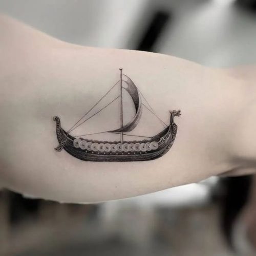 Explore 17 Captivating Viking Ship Tattoo Ideas for : Embrace Norse Heritage &#038; Artistry