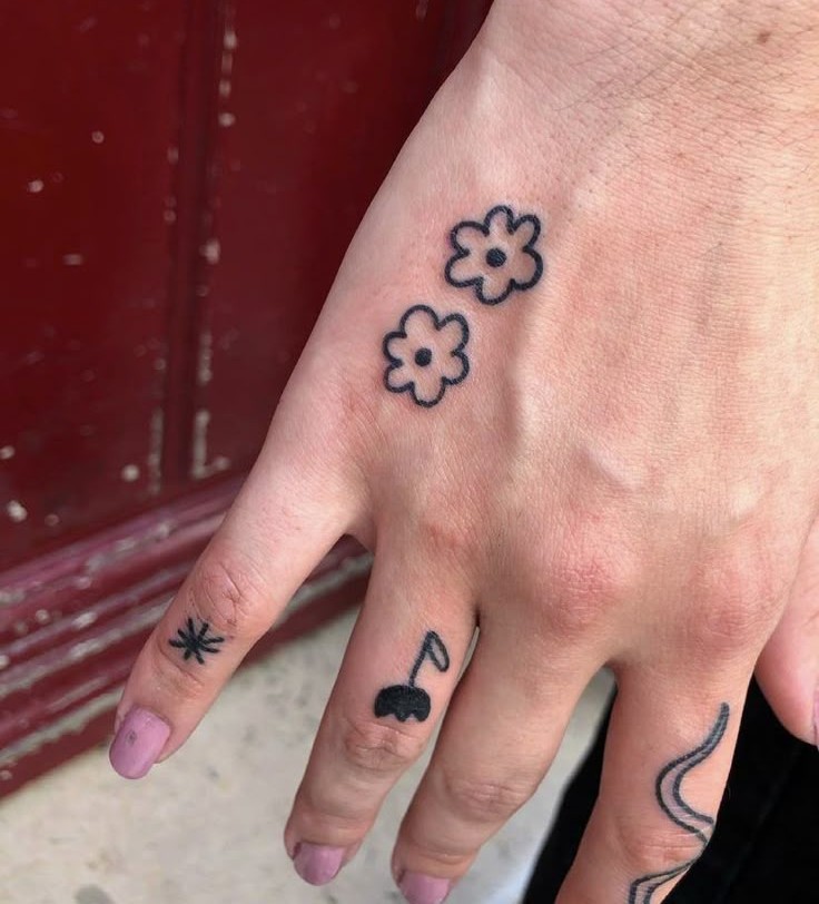28 Alternatives Symbol Tattoo Ideas, Lettering Tattoo Ideas and Minimalistic Finger Tattoo Ideas