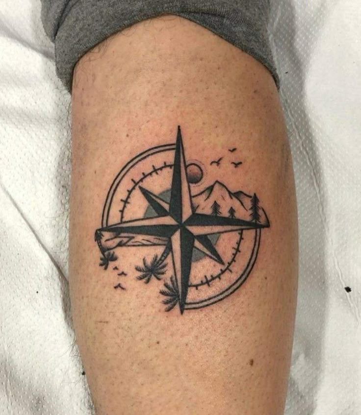 28 Compass Tattoo Ideas : Designs for Men and Women, Anchor, Traditional and More