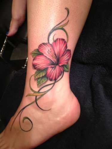 26 Hibiscus Flower Tattoo Ideas