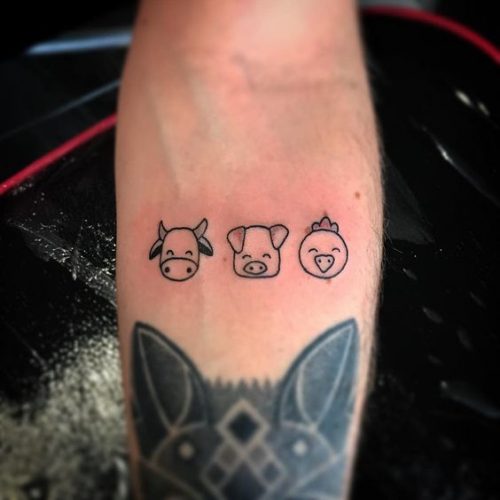 20 Cow Tattoo Small Ideas for