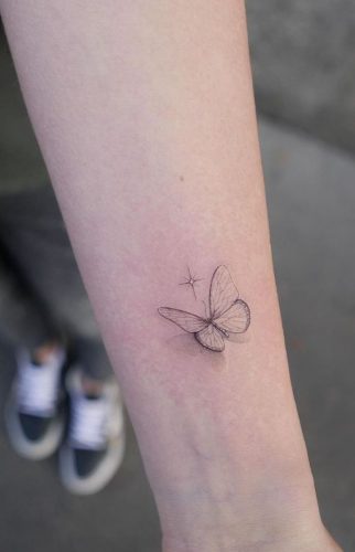 15 White Butterfly Tattoo Ideas for : Embracing Elegance and Meaning