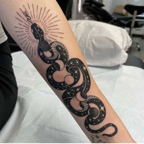 20 Masterful Snake Tattoos Drawing Concepts