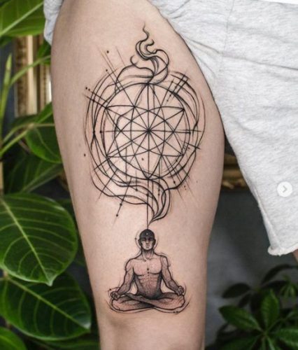 Explore 21 Unique Meditation Tattoo Designs for : Symbolic Ink Ideas for Spiritual Journeys