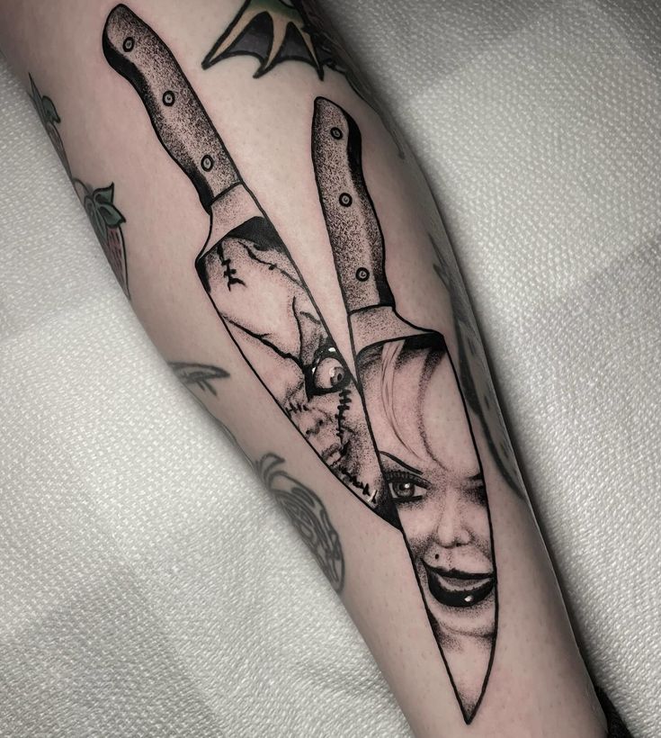 25 Chucky Tattoo Designs That Bring Horror Icons to Life