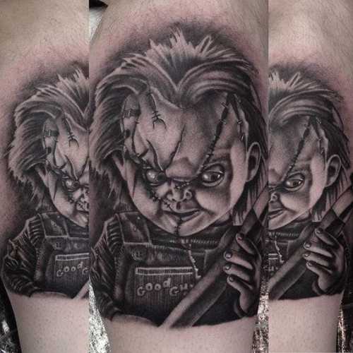 19 Chucky Tattoo Ideas: Embrace Fear with Playful Horror Ink