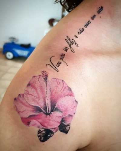 26 Hibiscus Flower Tattoo Ideas