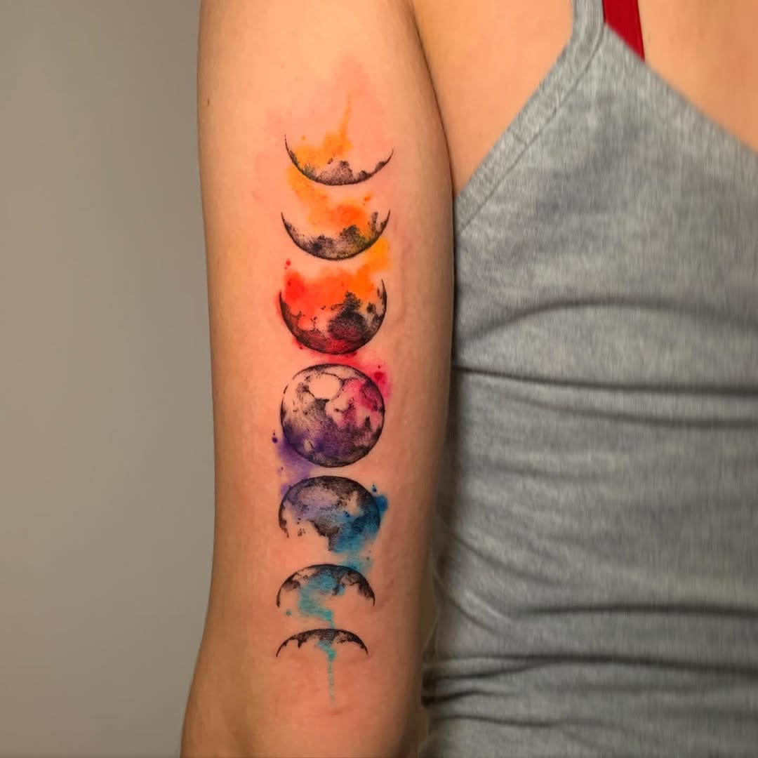 28 Moon Phases Tattoo Ideas Full of Symbolism and Style