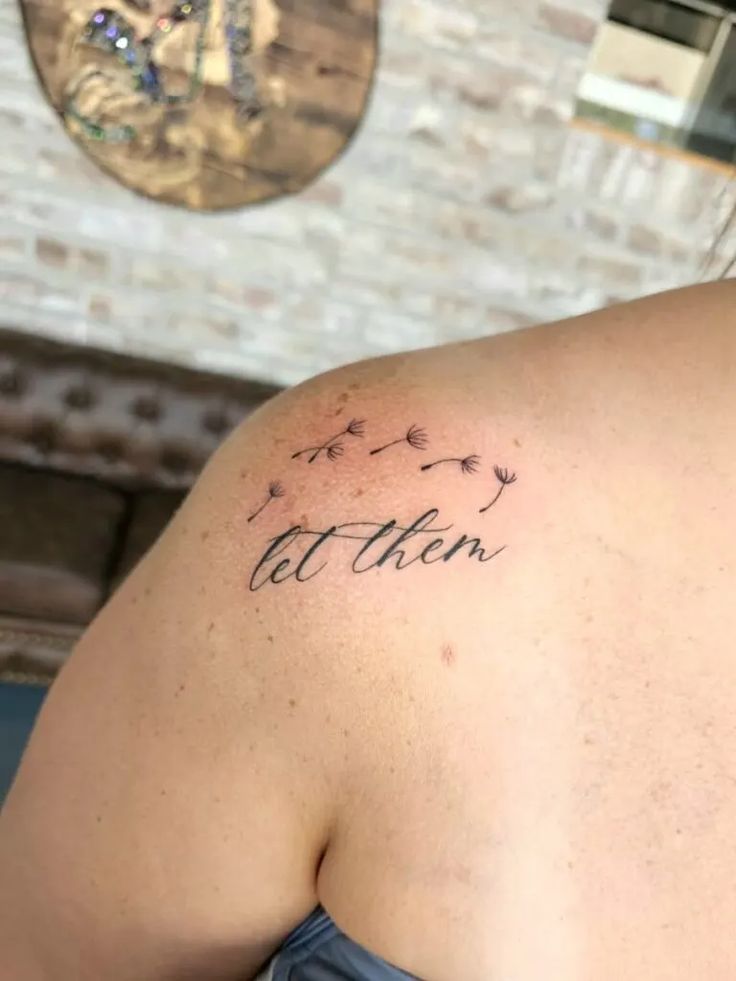 23 Ideas Let Them Tattoo for : Meaningful and Stylish Ink Inspirations