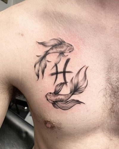 20 Ideas for Pisces Tattoos for Men in