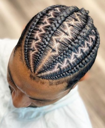 Top 19 Zig Zag Cornrows for Men in : Unleash Your Style with Bold & Intricate Braid