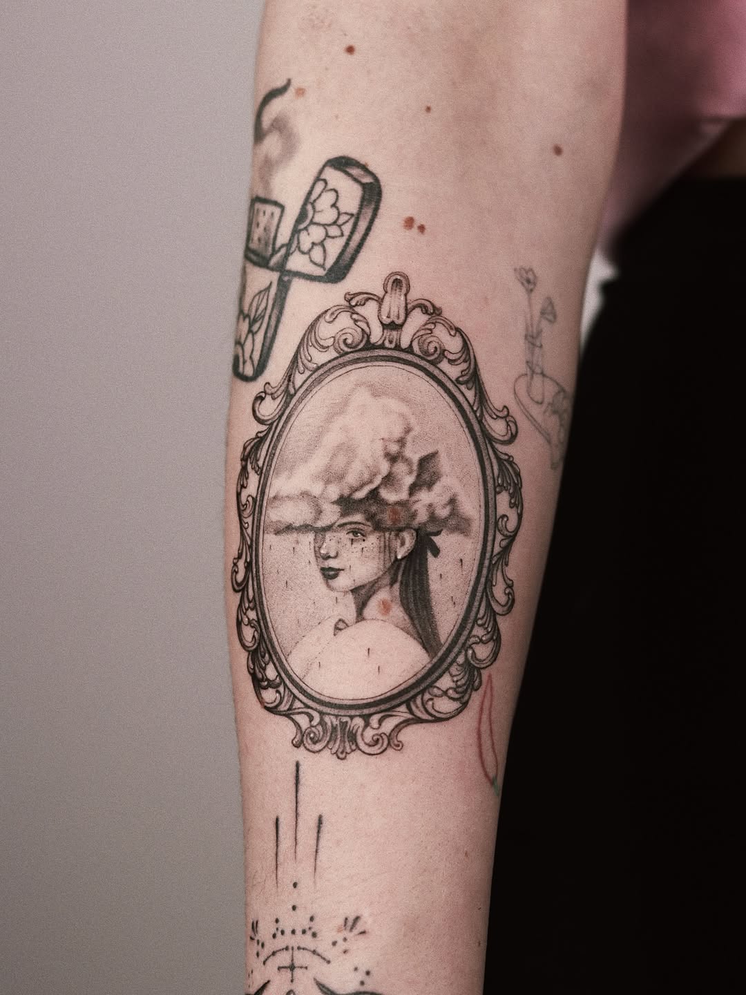 26 Cloud Tattoo Ideas with Sleeve Backgrounds, Stencil Designs, Realistic Heavens, Anime Inspiration